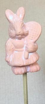 Terracottahase Stecker Frau Tennis